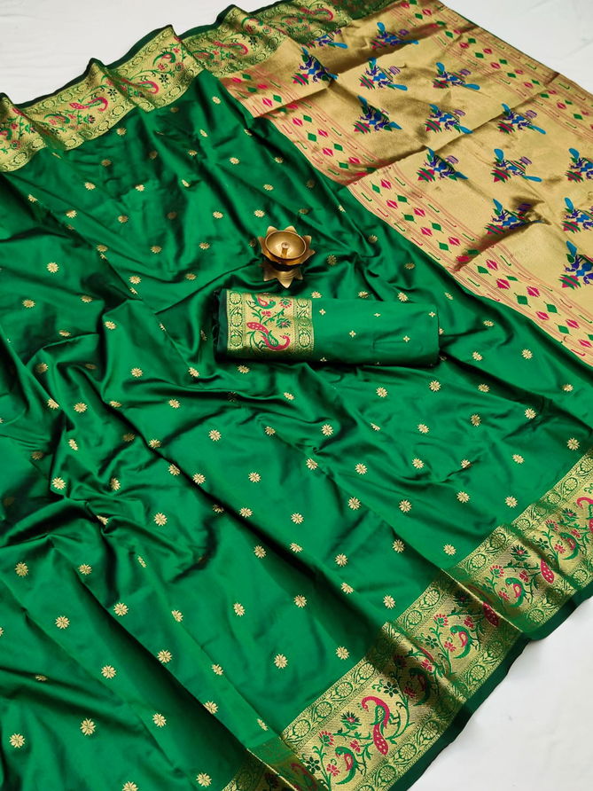 Meera 74 New Exclusive Wear Banarasi Silk Designer Latest Saree Collection